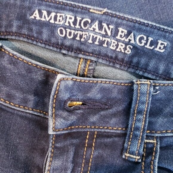 American Eagle Jeggings Stretch Skinny Jeans Women's Size 4 Short Petite - Picture 8 of 11